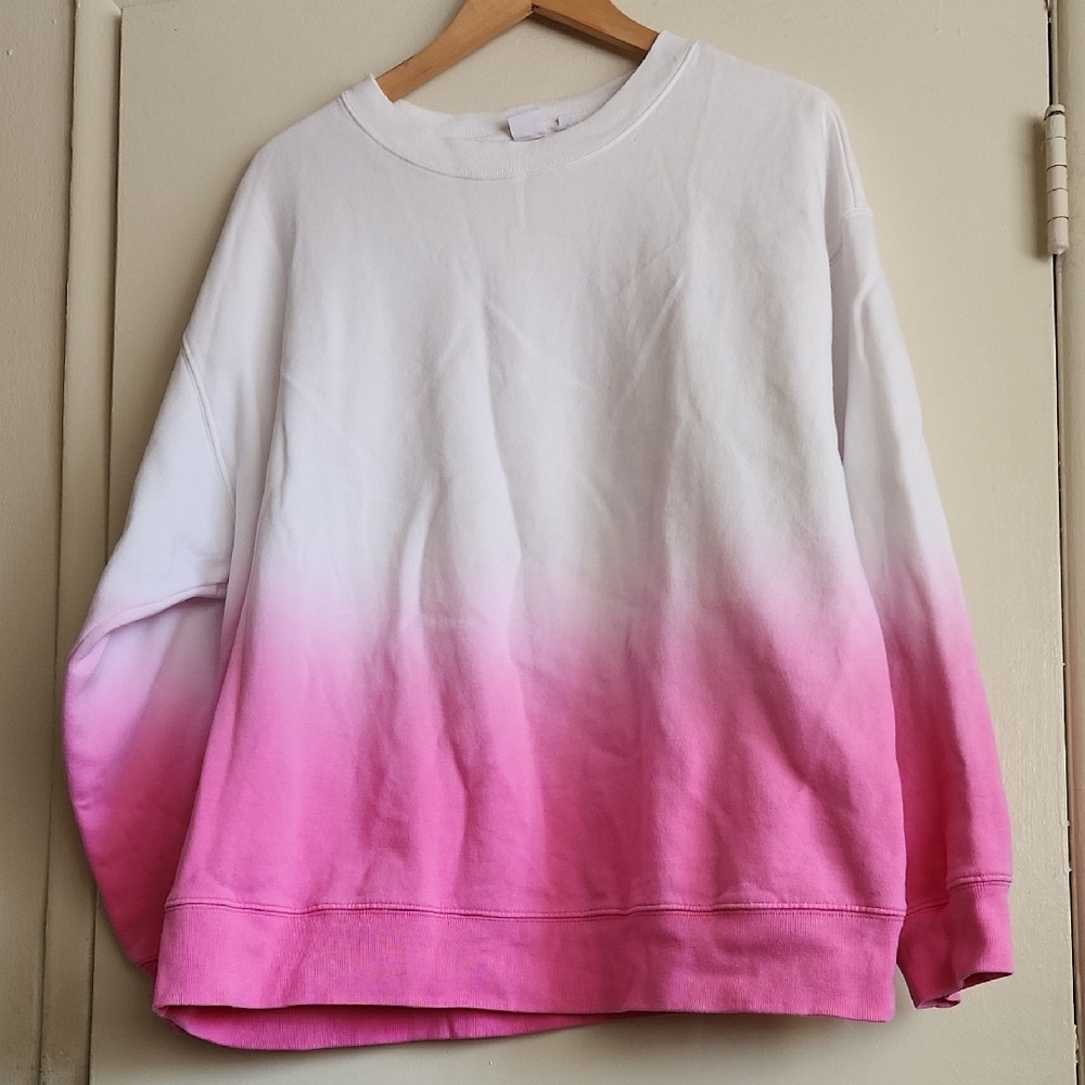 GAP Pink Ombre Women's Sweatshirt, XL